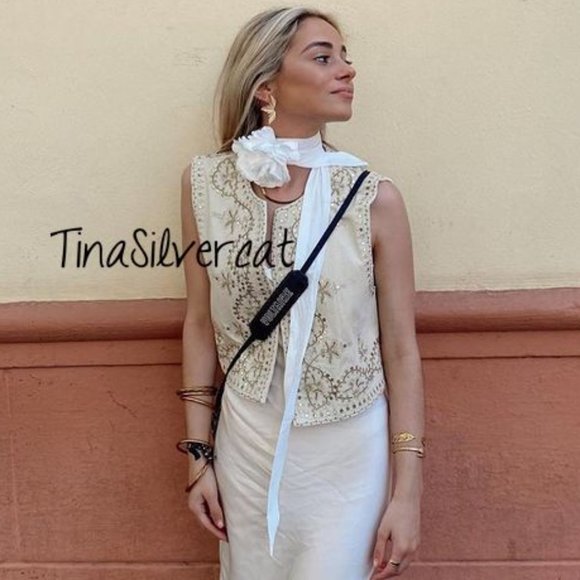 BLOGGER'S FAVE! Zara Floral Scarf Choker NWT - Picture 11 of 17